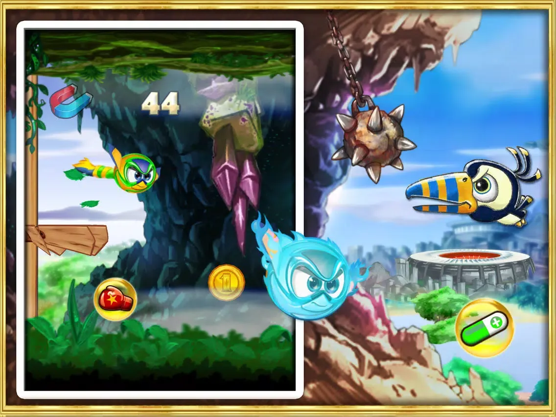 Tangkapan skrin Peppy football Rio iPad 