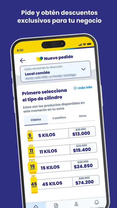 Capturas de tela do LIPIAPPComercial