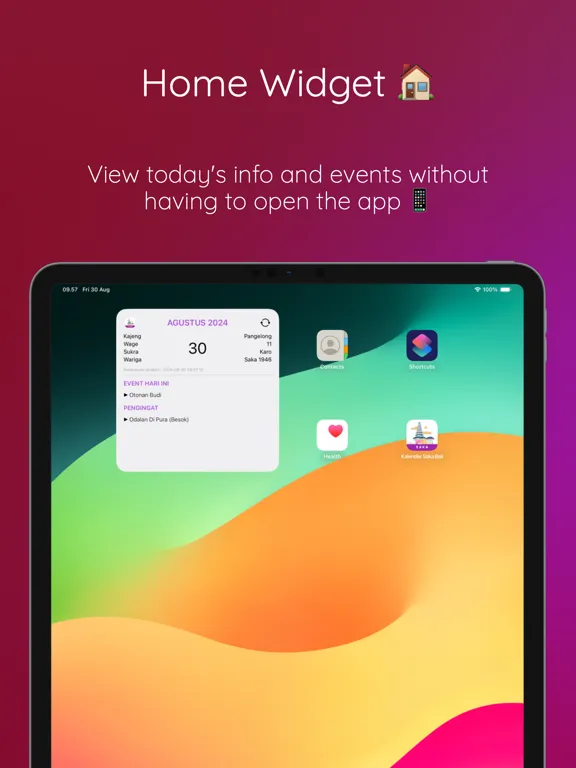 Скриншоты Kalender Saka Bali iPad 