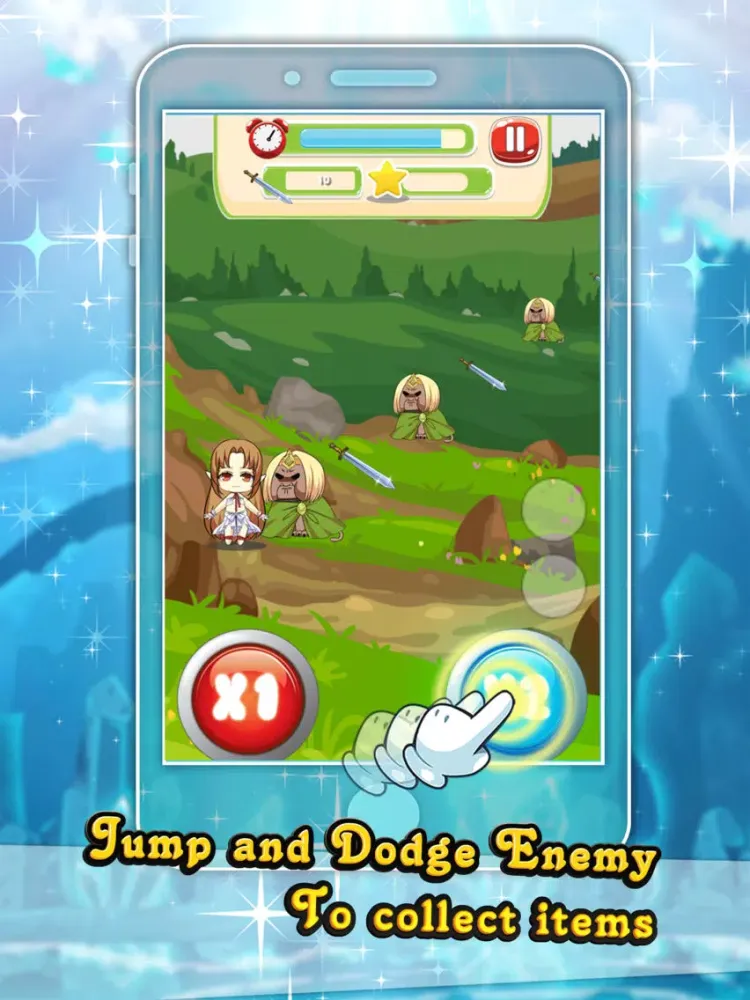 Скриншоты Sword Heroes Adventure Jumping Games iPad 