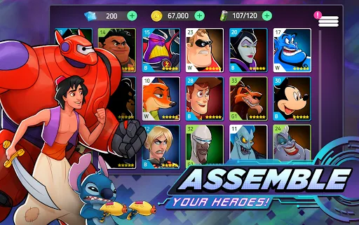 Disney Heroes: Battle Mode Screenshots