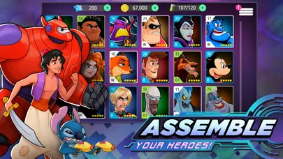 Captures d'écran de Disney Heroes: Battle Mode