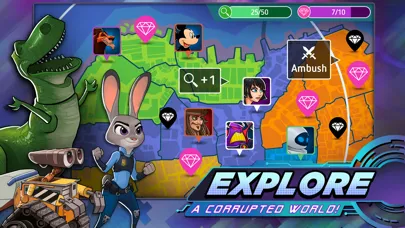 Captures d'écran de Disney Heroes: Battle Mode