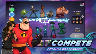 Captures d'écran de Disney Heroes: Battle Mode