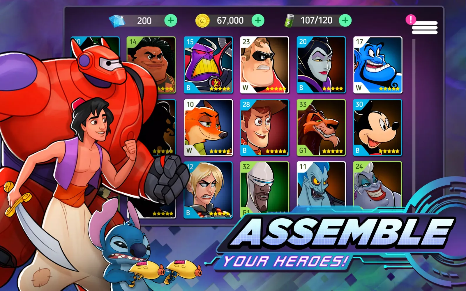 Disney Heroes स्क्रीनशॉट