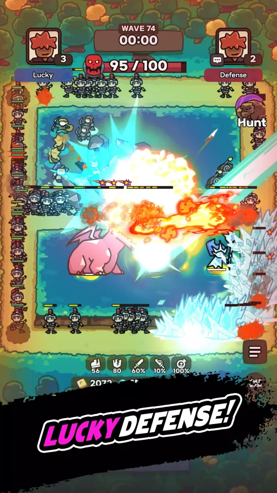 Tangkapan layar Lucky Defense