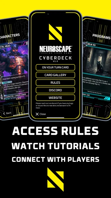 Captures d'écran de Neuroscape Cyberdeck