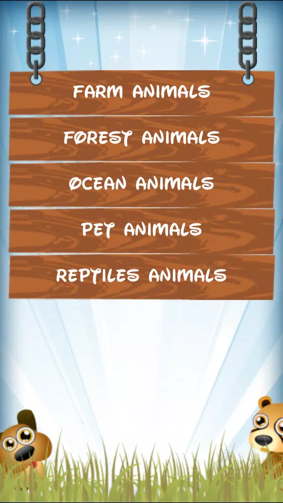 Ảnh chụp màn hình của Letz Learn Animals