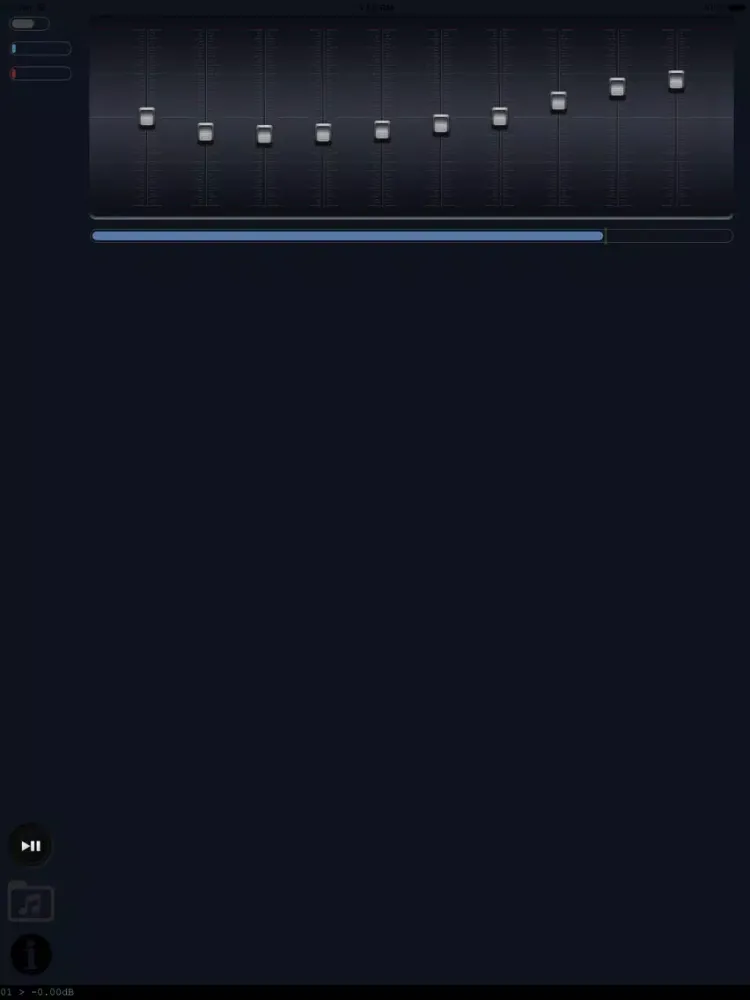 Tangkapan skrin ECHOS Music iPad 