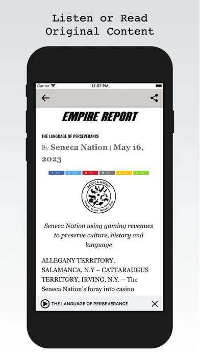 EMPIRE REPORT APP سکرین شاٹس