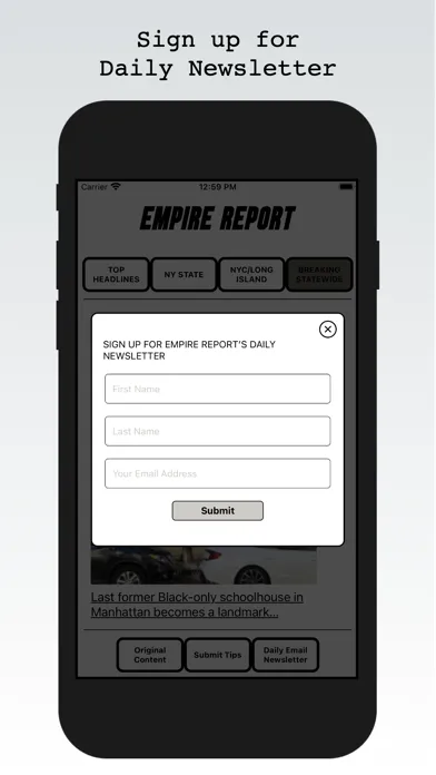 EMPIRE REPORT APP سکرین شاٹس