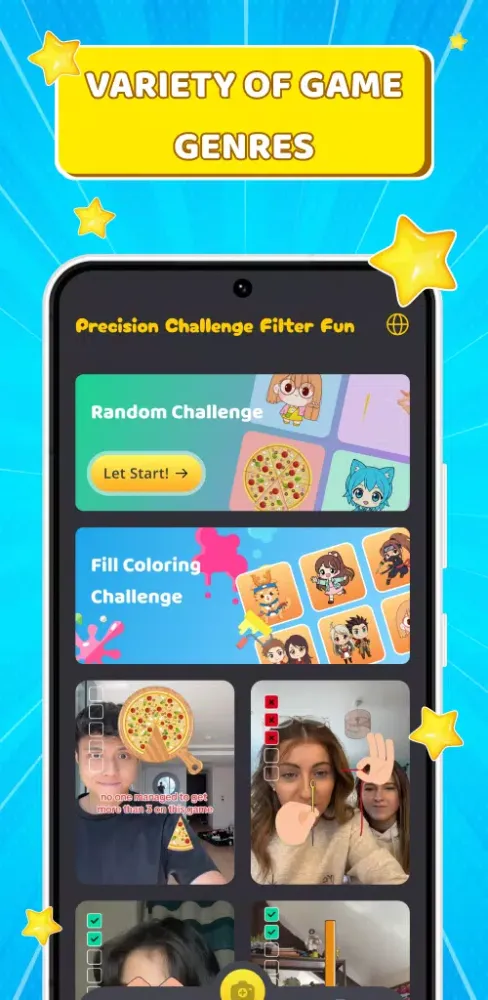 Precision Challenge Filter Fun Screenshots