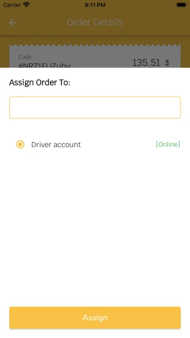 Zrzuty ekranu PerDelivery Vendor