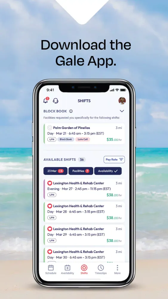 Gale Healthcare Screenshots