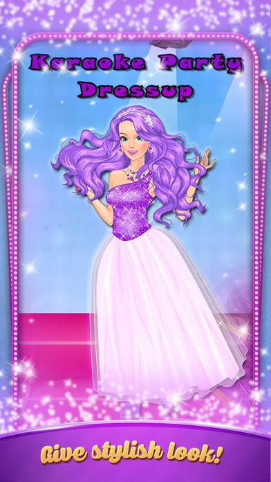 Screenshot di Karaoke Party:  Girls Dressup. Celebrities fashion