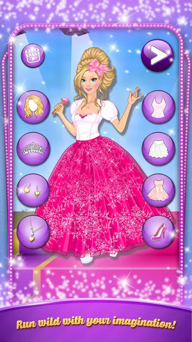 Screenshot di Karaoke Party:  Girls Dressup. Celebrities fashion
