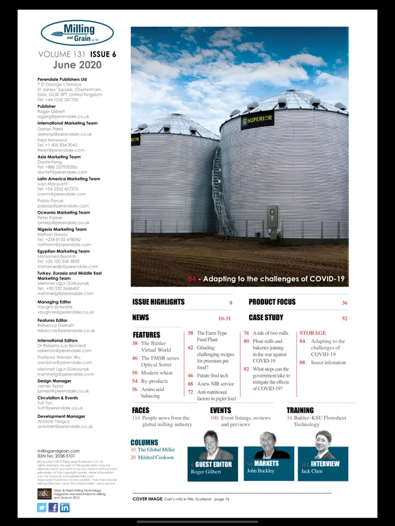 Screenshot di Milling and Grain iPad 
