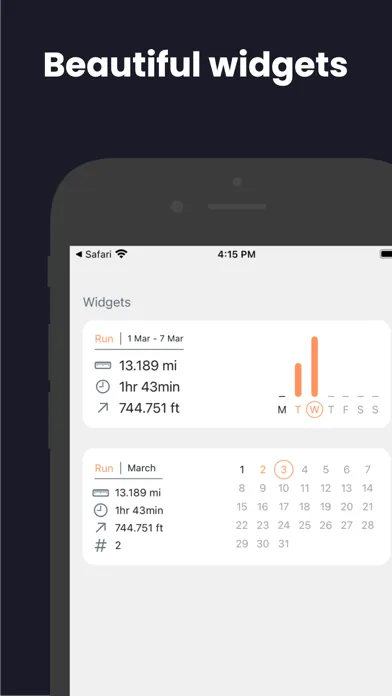 Dash: Widgets for Strava স্ক্রিনশট