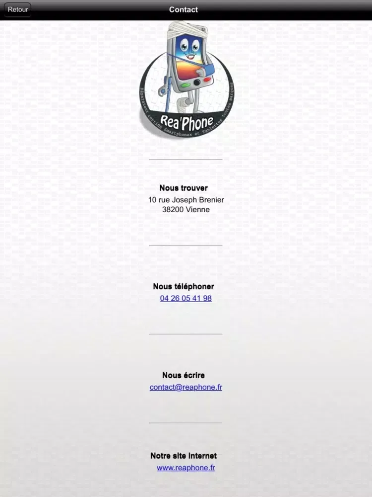 Réparateur Rea'Phone iPad  স্ক্রিনশট