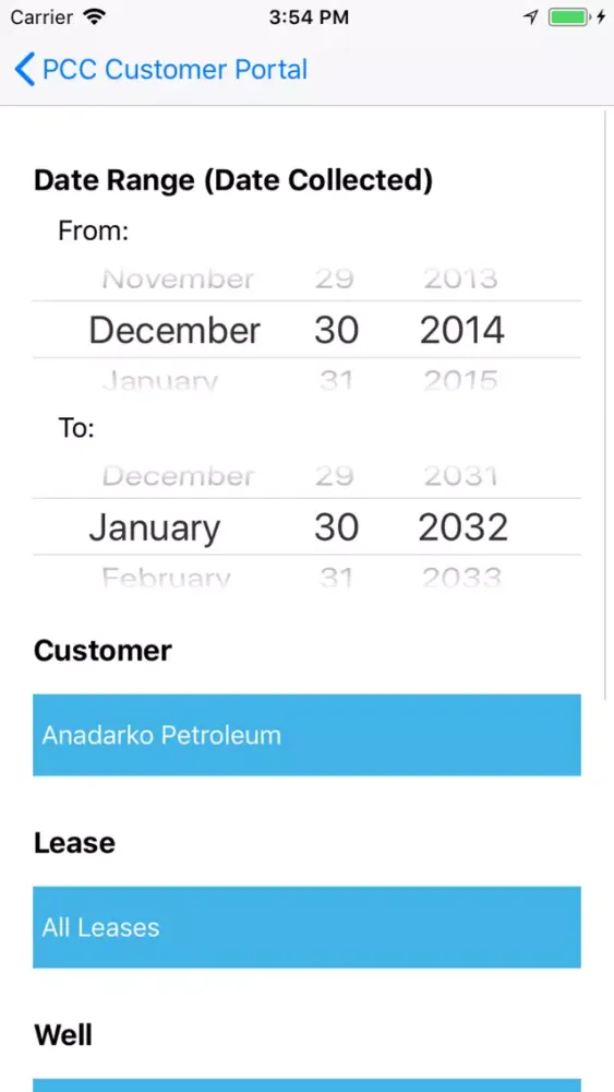 Tangkapan skrin PCC Customer Portal