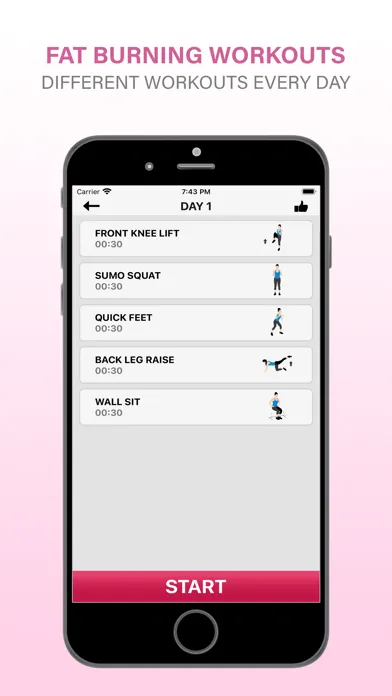 Captures d'écran de Fat Burning Workout
