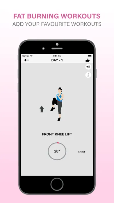 Captures d'écran de Fat Burning Workout