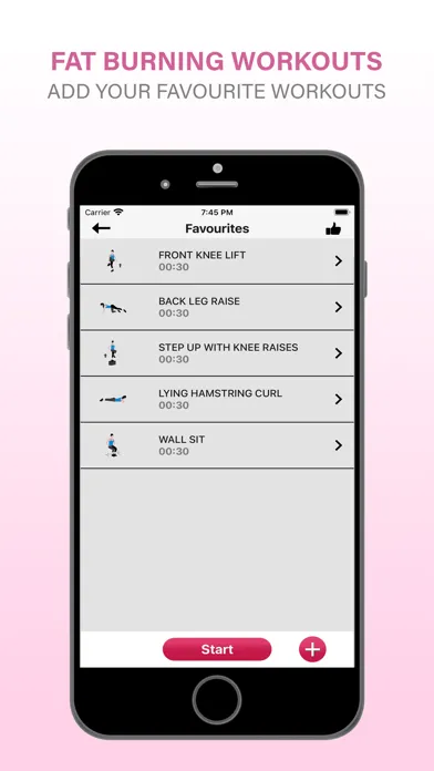 Captures d'écran de Fat Burning Workout
