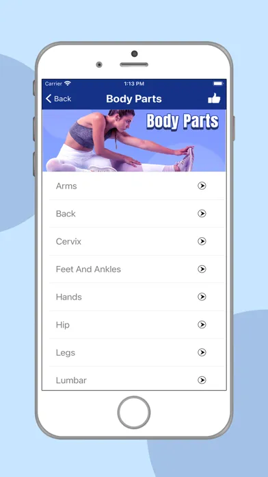 Stretching Exercise Screenshots