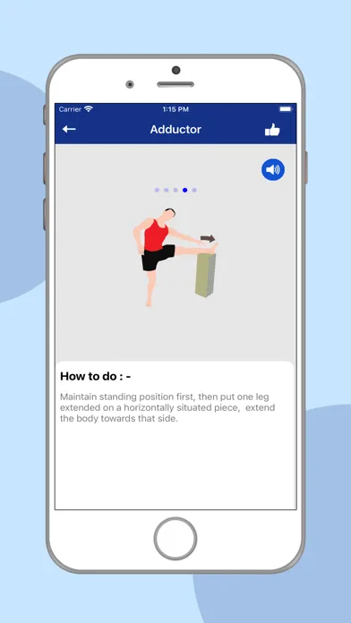 Stretching Exercise Screenshots
