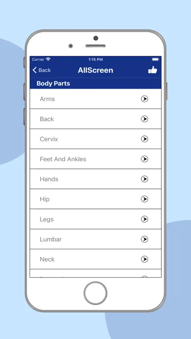 Stretching Exercise Screenshots