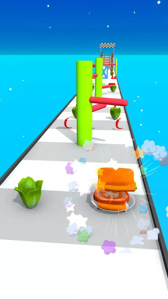 Sandwich Stack Run 3D سکرین شاٹس