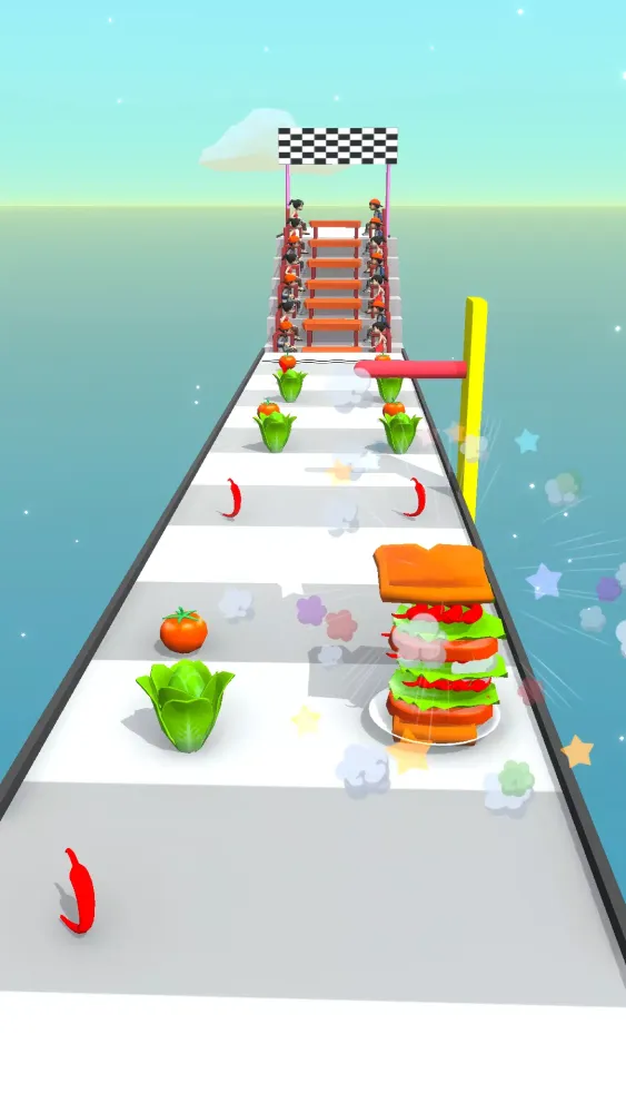 Sandwich Stack Run 3D سکرین شاٹس
