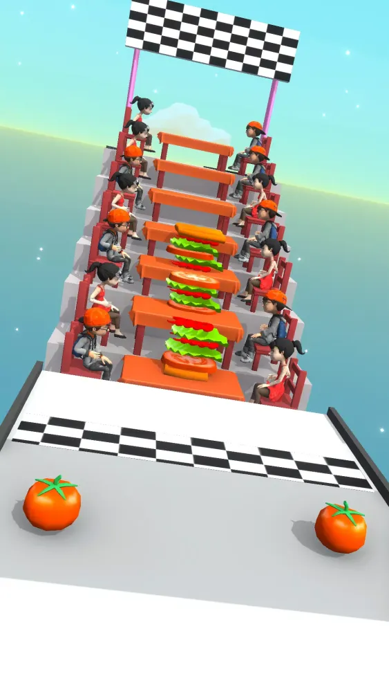 Sandwich Stack Run 3D سکرین شاٹس