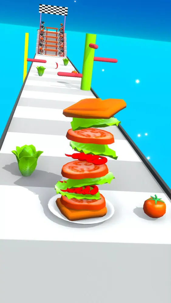 Sandwich Stack Run 3D سکرین شاٹس