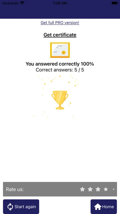 English Grammar Quiz স্ক্রিনশট