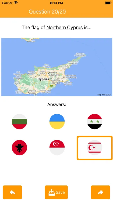 Screenshot di Flags Quiz PRO with Maps