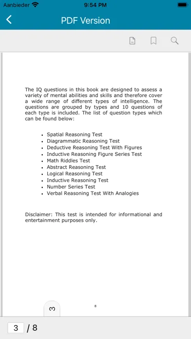 Screenshot di General IQ Test