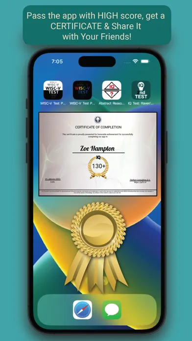 Ảnh chụp màn hình của Perfect IQ Test Pro