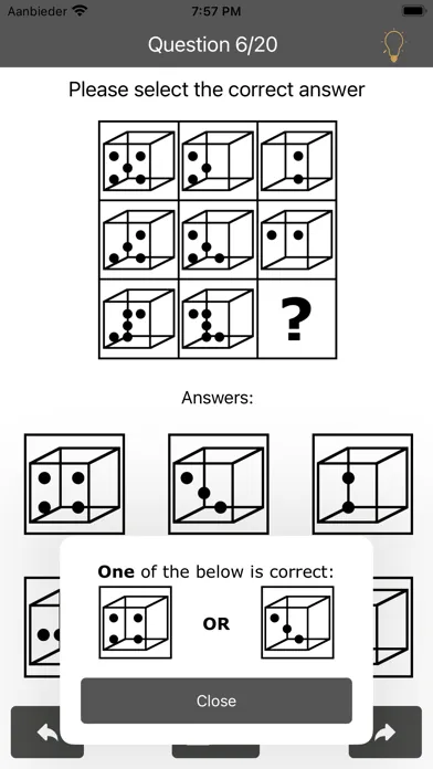 Ảnh chụp màn hình của Perfect IQ Test Pro