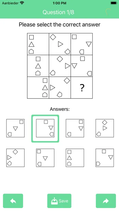 IQ Test: Advanced Matrices سکرین شاٹس