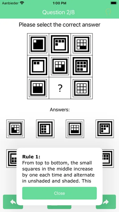 IQ Test: Advanced Matrices سکرین شاٹس