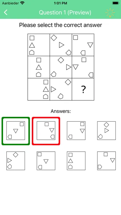 IQ Test: Advanced Matrices سکرین شاٹس