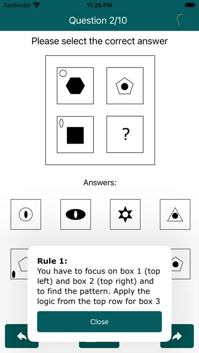 IQ Test: Raven's Matrices 2 Screenshots
