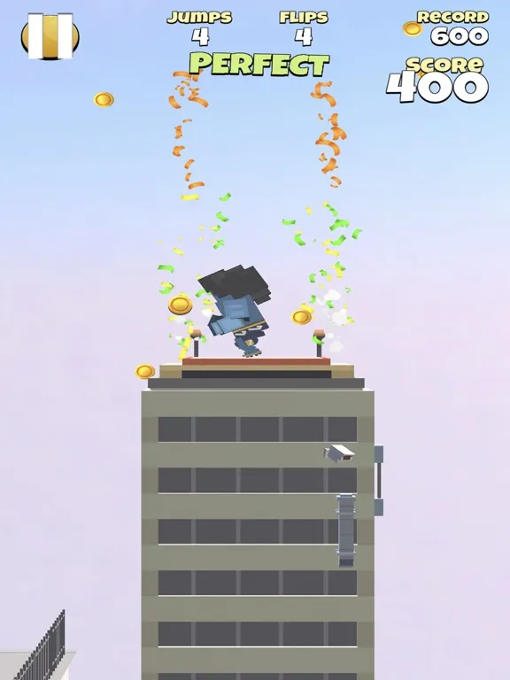 Zrzuty ekranu Perfect Flip: Urban Acrobat iPad 
