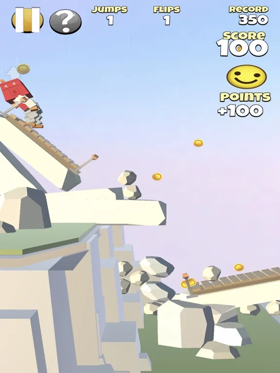 Zrzuty ekranu Perfect Flip: Urban Acrobat iPad 