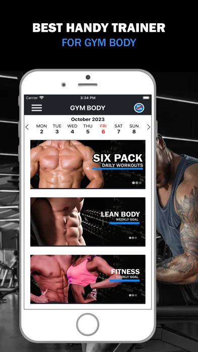 Tangkapan layar Gym Workout Daily Exercises
