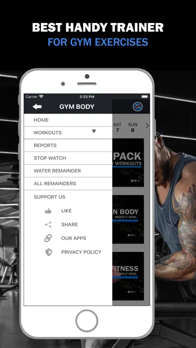 Tangkapan layar Gym Workout Daily Exercises