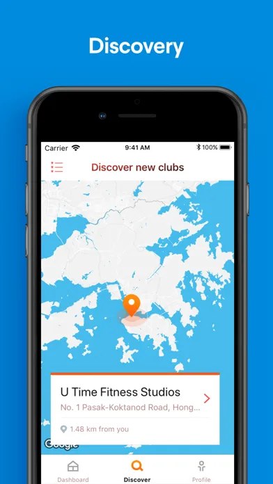 Tangkapan layar U Time Fitness Hong Kong