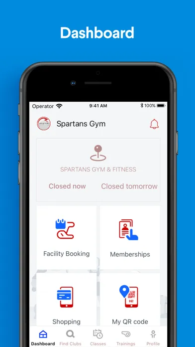 Ảnh chụp màn hình của Spartans Gym