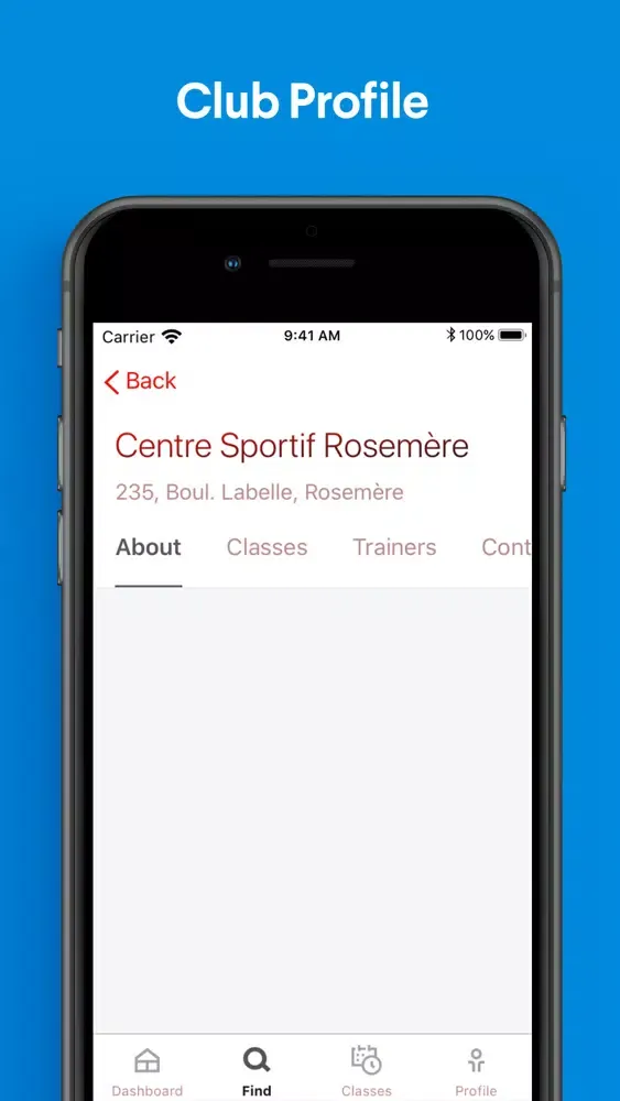 Capturas de tela do Centre Sportif Rosemère